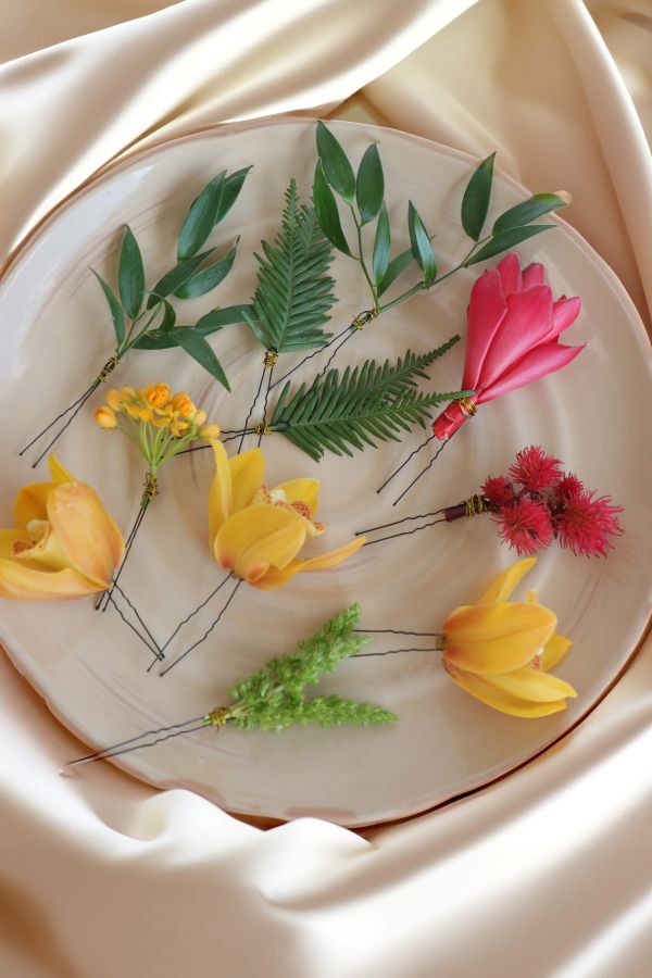Flower Hair Pins