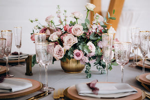wedding flowers, wedding florist ottawa, ottawa wedding flowers, table centerpiece wedding, blush gold wedding flowers