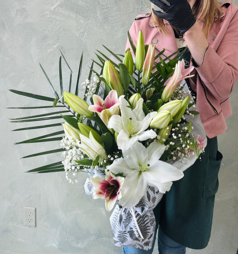 Oriental Lilies Bouquet