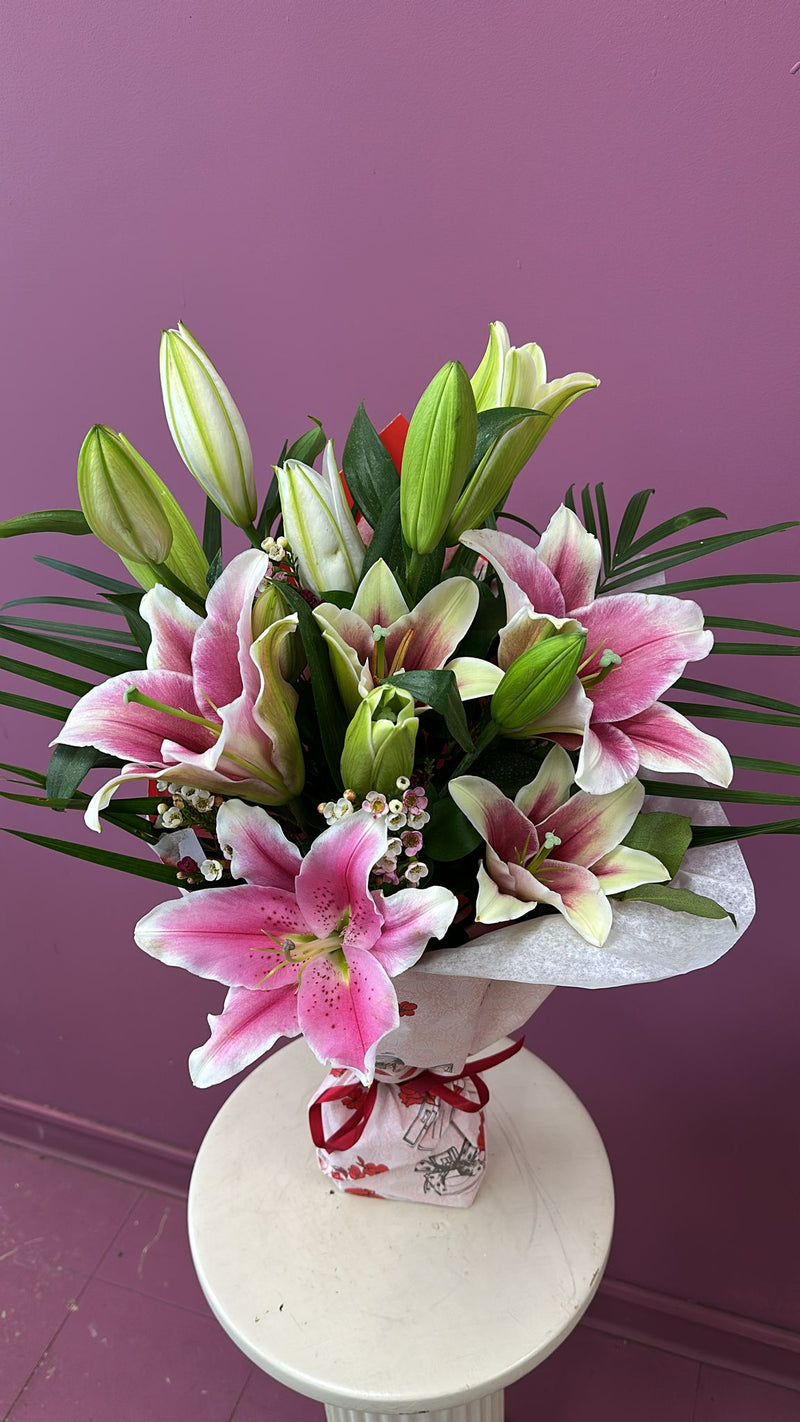 Oriental Lilies Bouquet