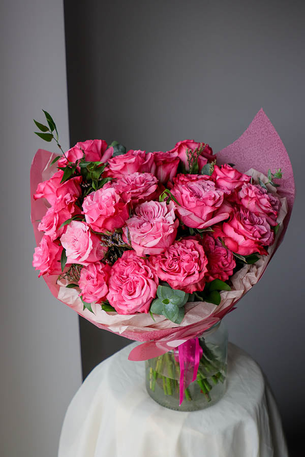 lavender roses; pink roses; ottawa roses bouquet; flower delivery