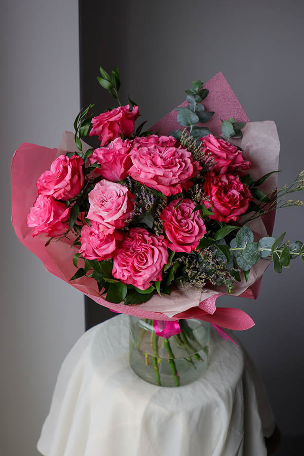lavender roses; pink roses; ottawa roses bouquet; flower delivery