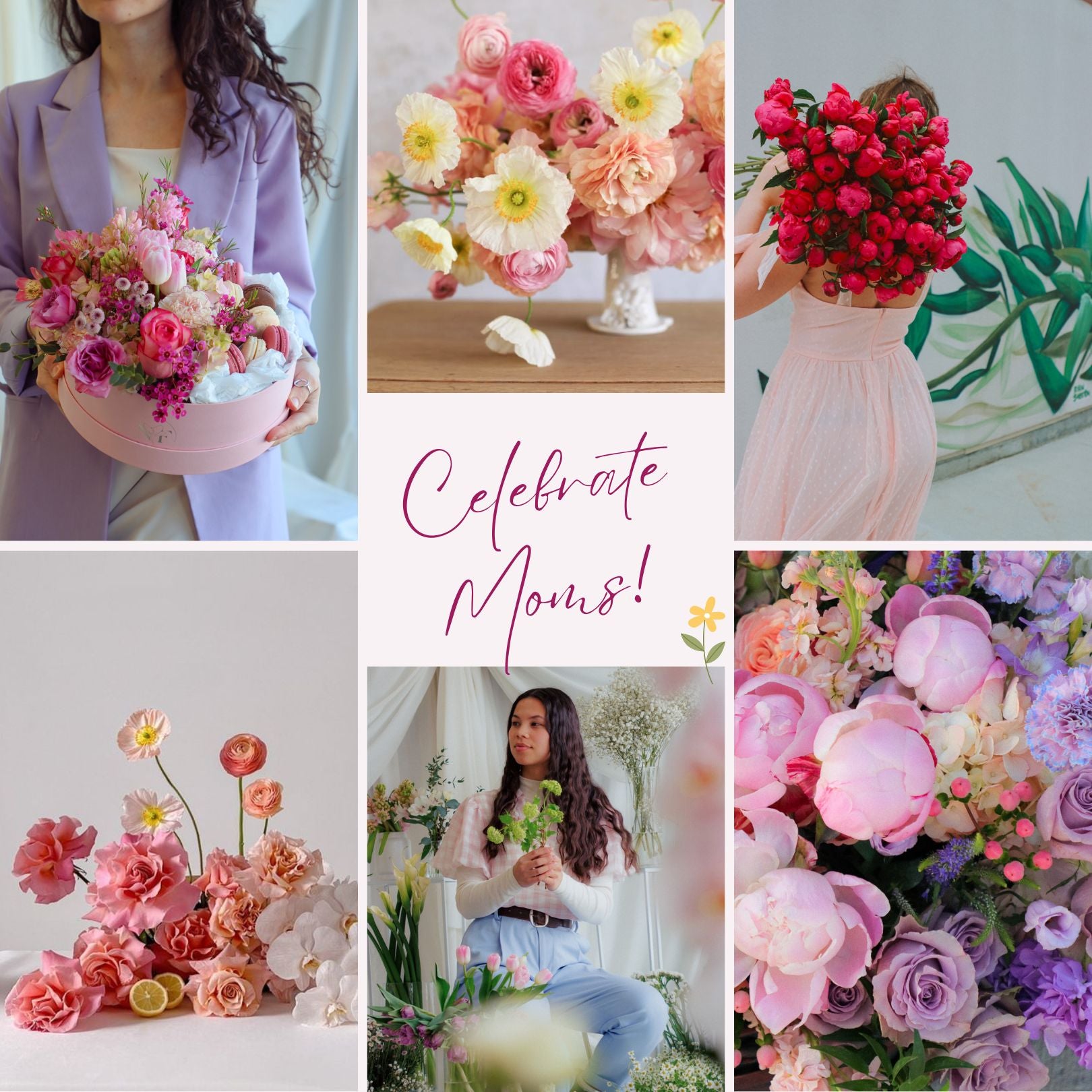 mother's day flower delivery collection in ottawa - peonies, roses, lilies
