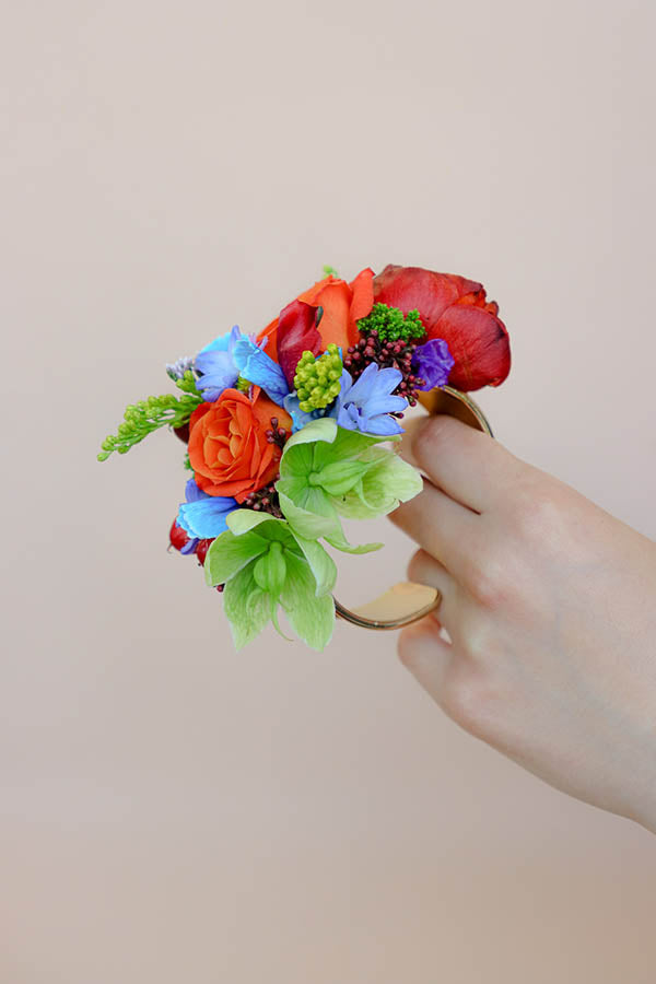 bright corsage; cuff corsage; ottawa florist; ottawa corsage