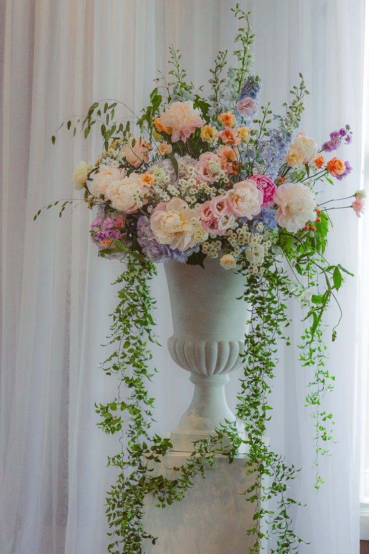 Large Pedestal Florals