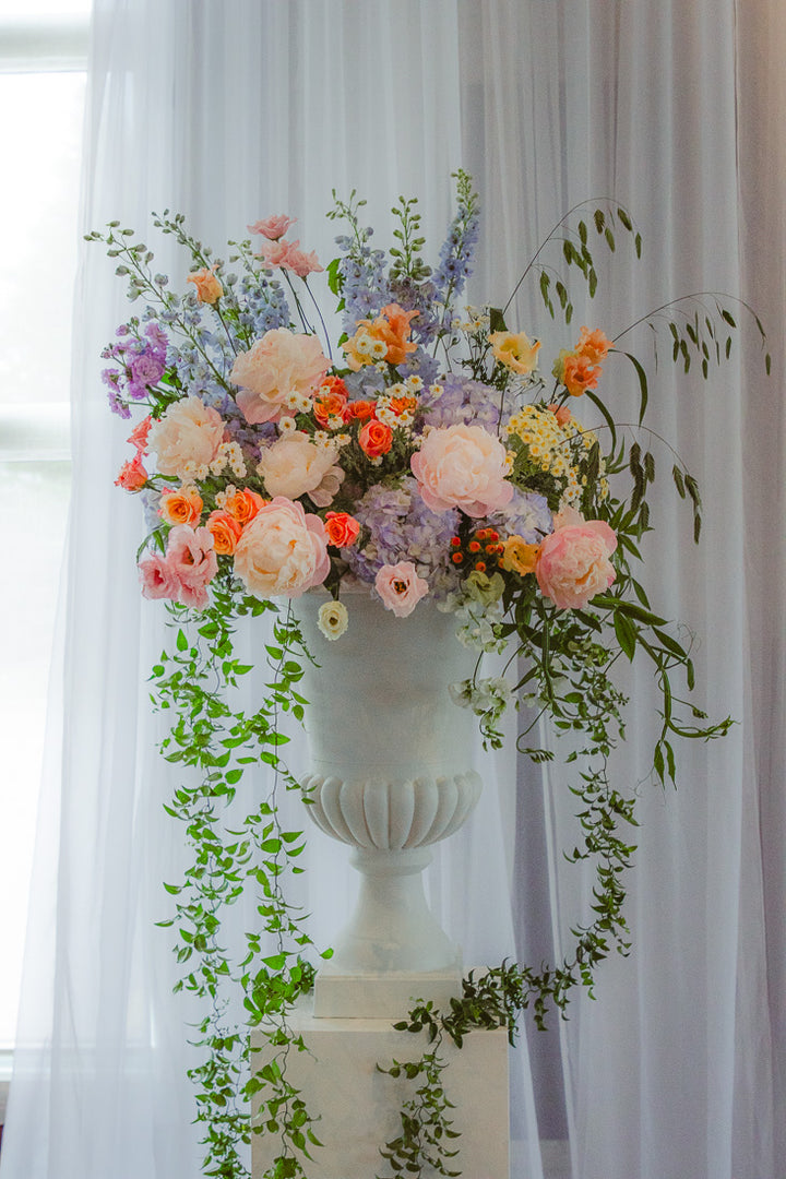 Large Pedestal Florals