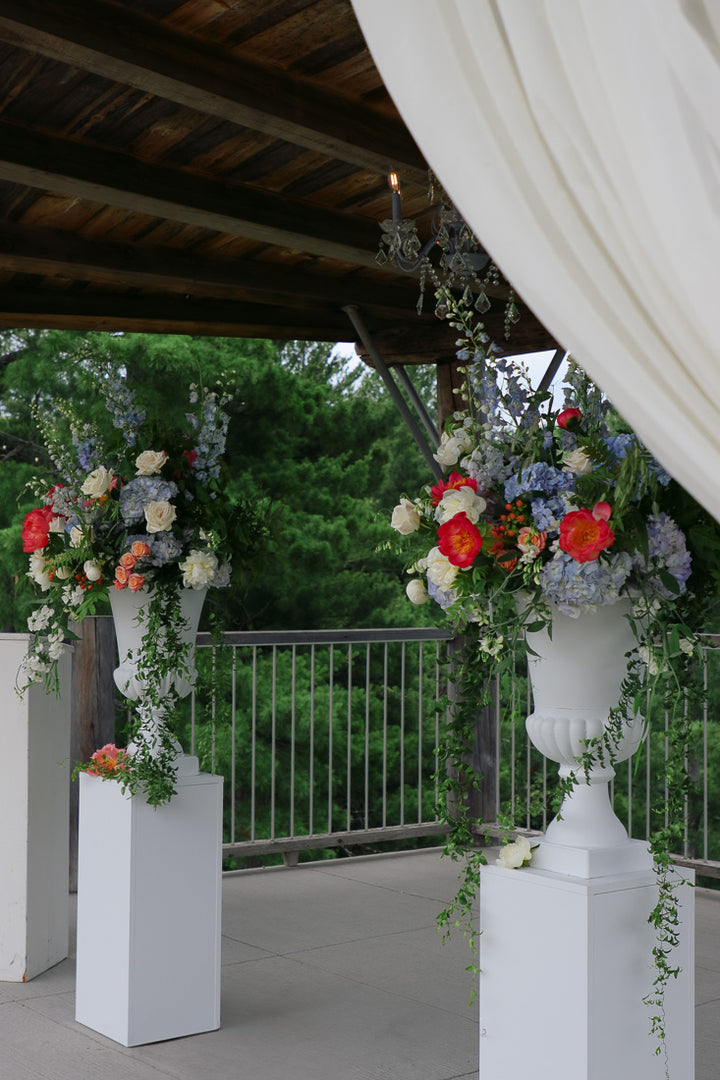 Large Pedestal Florals