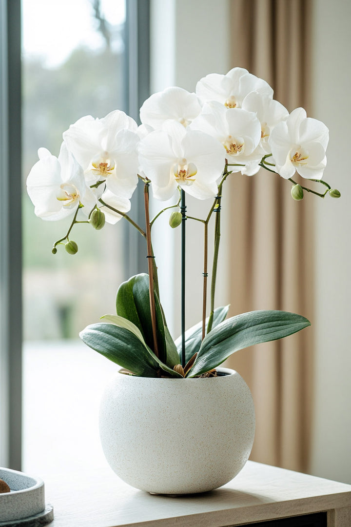 Gorgeous Orchids in a Pot
