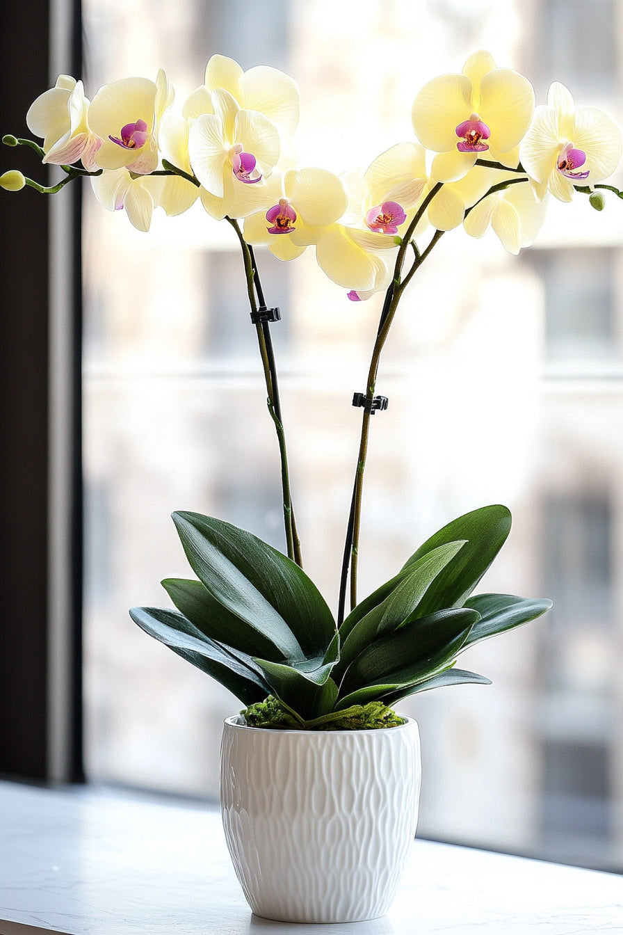 Gorgeous Orchids in a Pot