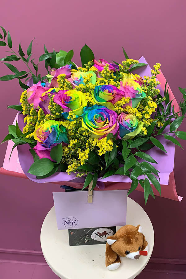 Rainbow Roses