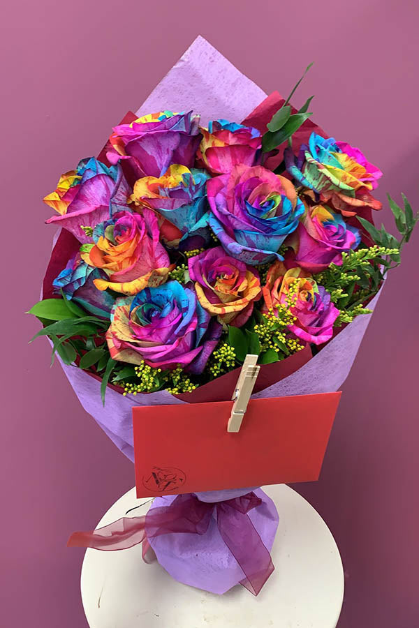 Rainbow Roses