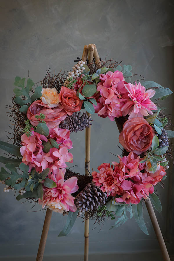 Spring Blossom Forever Wreath – Nectar Flowers Ottawa