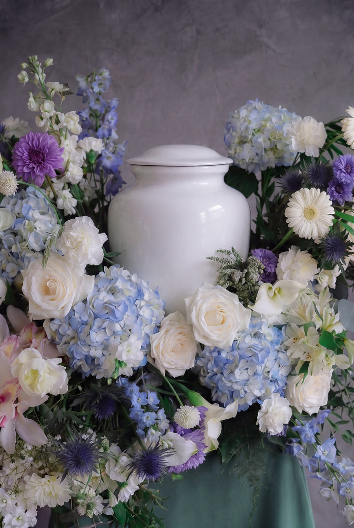 Heavenly Horizon Urn Flowers