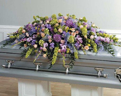  casket flower spray; funeral flowers