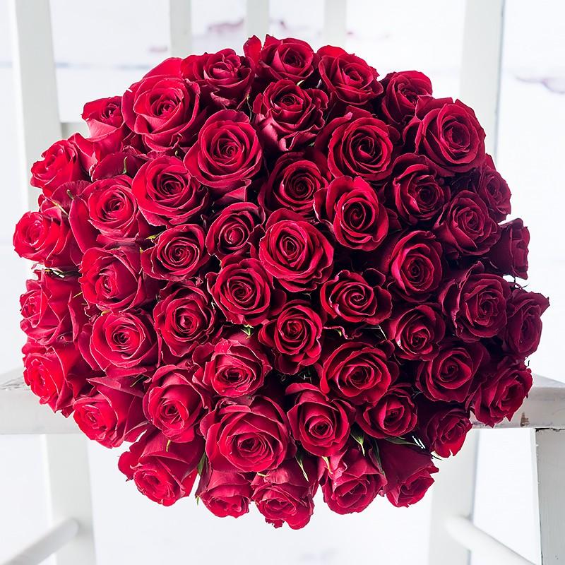 luxurious vip flowers; 50 red roses