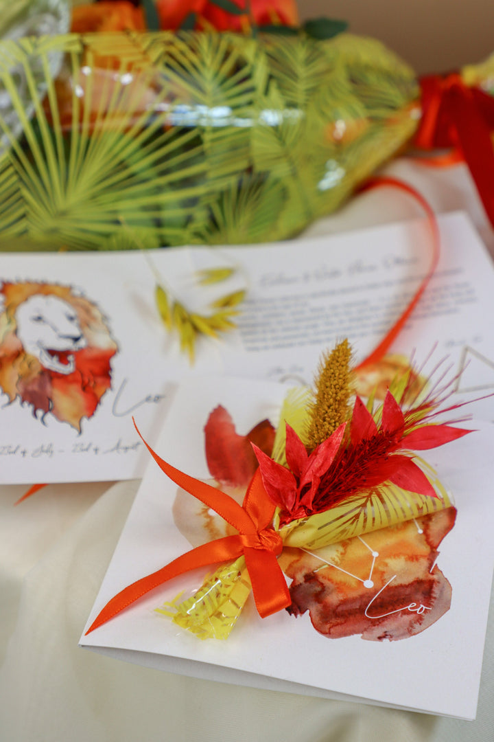 Leo Zodiac Birthday Flowers
