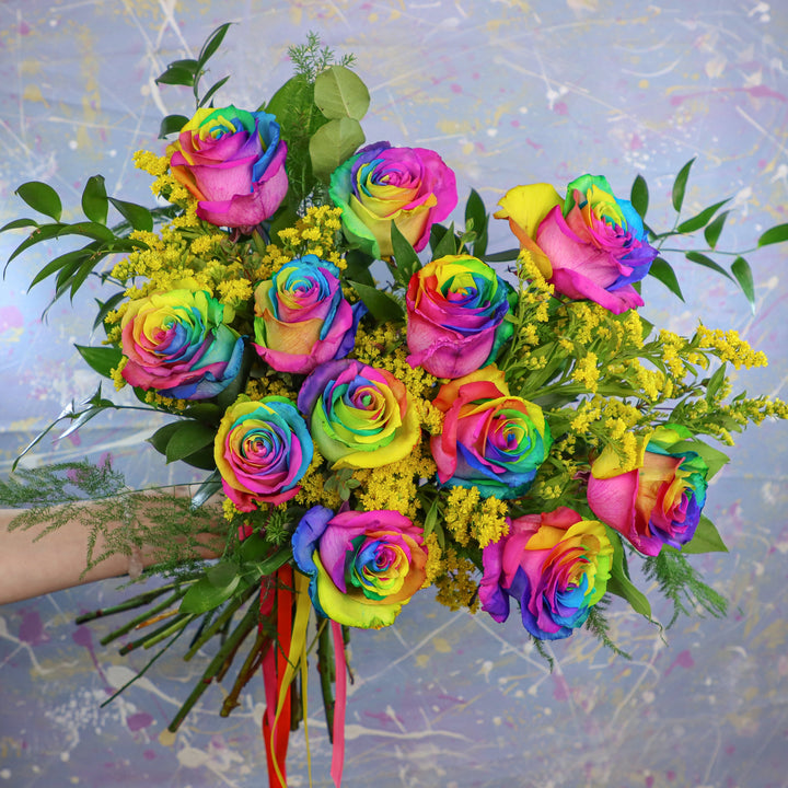 Rainbow Roses