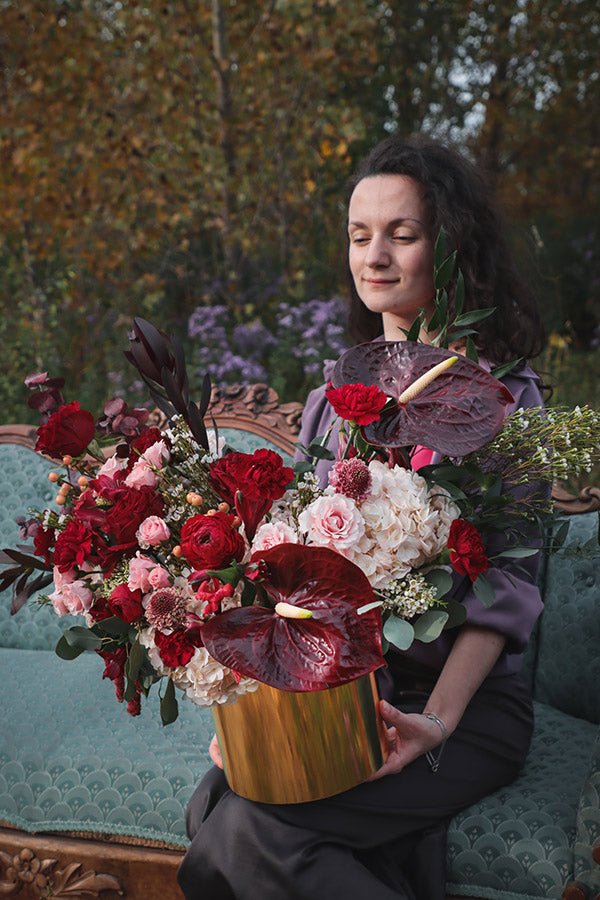 Golden Majesty Flower Box
