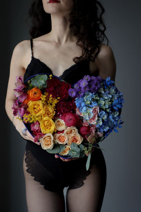 flower heart; valentine&