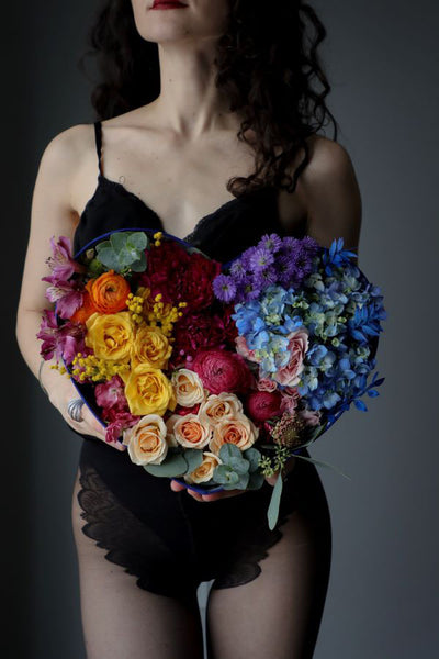 flower heart; valentine's day flowers; ottawa florist; ottawa flower delivery