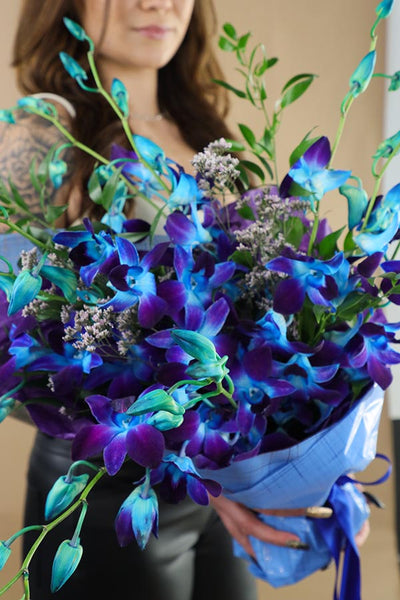 blue orchids ottawa; blue flowers ottawa florist