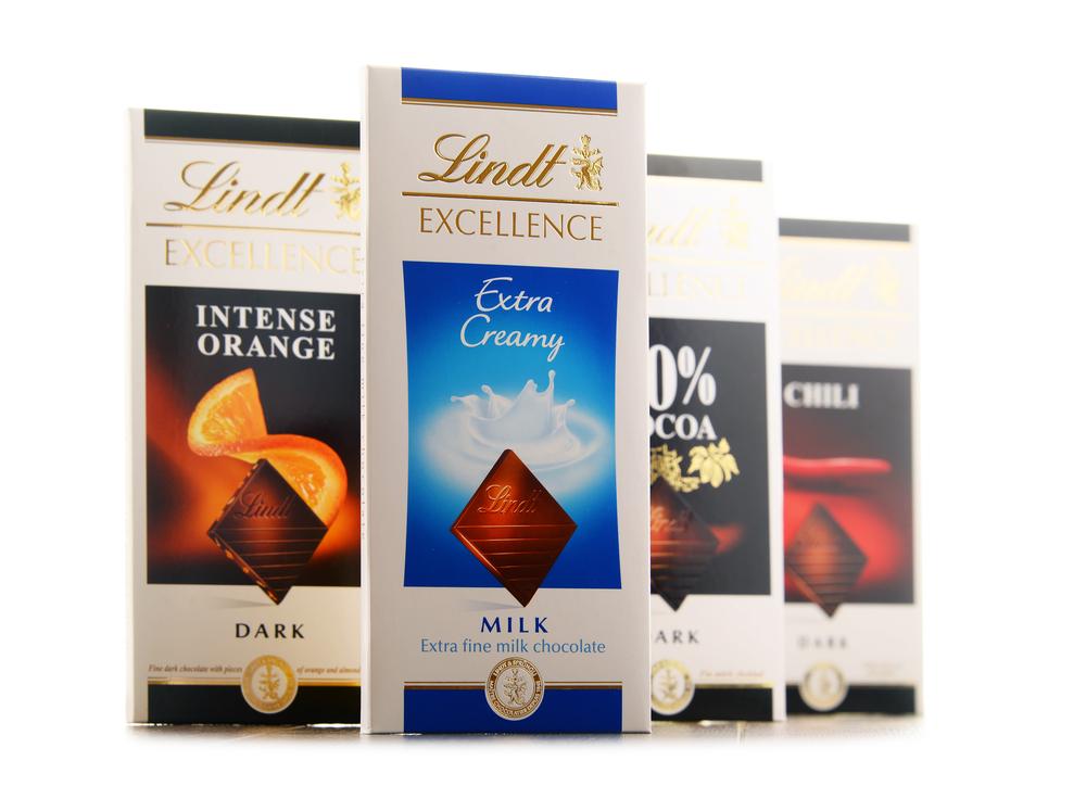 with chocolate bar