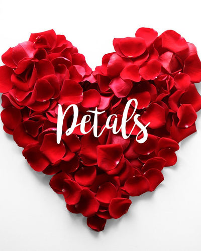 rose petals; heart of rose petals